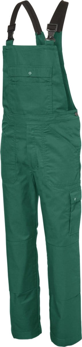 Ultimate Workwear - Amerikaanse Overall WANGEN (tuinbroek, BIB, bretelbroek) - polyester/katoen 245g/m2- Groen (Flessengroen)