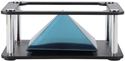 Allecto - Hologram Projector - Hologram Piramide - 360-graden beelden - Mobiele Smartphone Hologram - Ideaal voor presentaties - Geschikt voor donk...