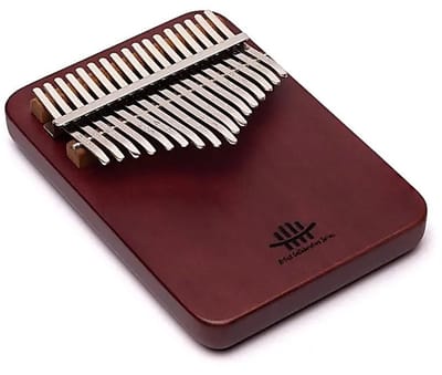 Hluru Kalimba 17 toetsen purperhart C-majeur