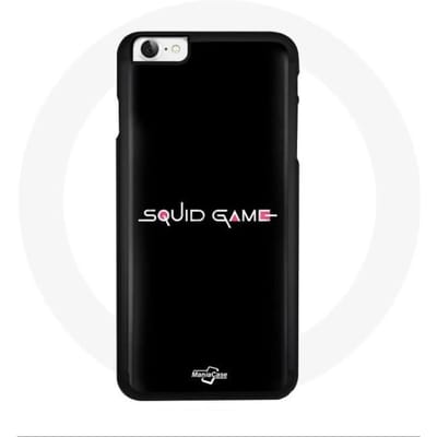 Coque - MANIACASE - Iphone SE - Souple - Noir - Squid Game logo