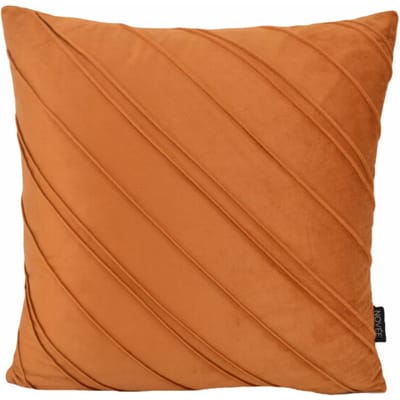 NOVÉE Sierkussen velvet stripe terra | 45 x 45 cm | velvet / polyester
