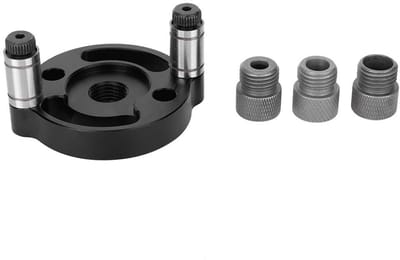 Dailygoods- Boorjig Professionele Aluminiumlegering - 3-Gaats Locator - 6/8/10 Mm Boorbussen - Slijtvast - Corrosiebestendig - Hand-gehouden Gatpons