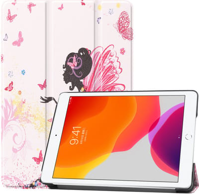 3-Vouw sleepcover hoes - Geschikt voor iPad 10.2 inch (2019/2020/2021) - Fee