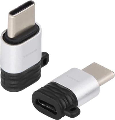 2x OTG Kabel Converter - USB C naar Micro USB Adapter - Micro-USB (Female) to USB-C (Male) Verloop