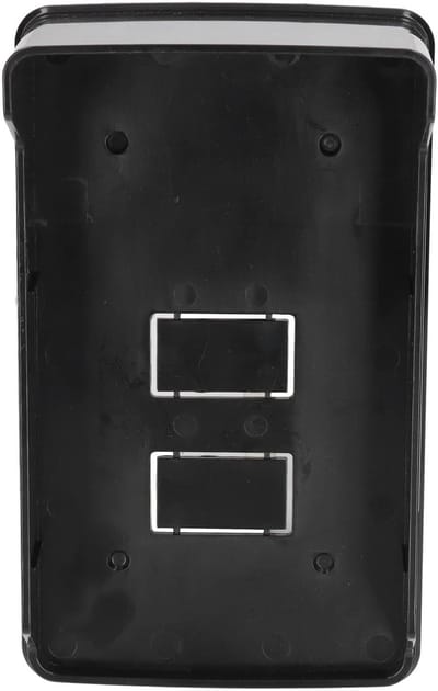 Dailygoods- Deurbel Cover Weerbestendig - Bescherming tegen Slijtage - Acryl Materiaal - Eenvoudig te Installeren - Binnenafmetingen 230x130x80mm - Geschikt voor Diverse Deurbellen - Deurbelschild