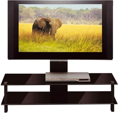 Erard Basik 2554 , zwart glas , TV meubel