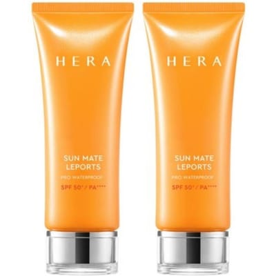 Hera Sun Mate Leports Pro Waterproof Zonnecrème SPF50+ PA++++ 70ml X 2