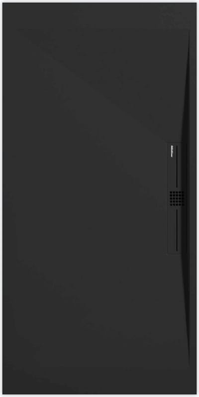 Sanifun douchebak Stone Side Black Smooth 1100 x 800 P