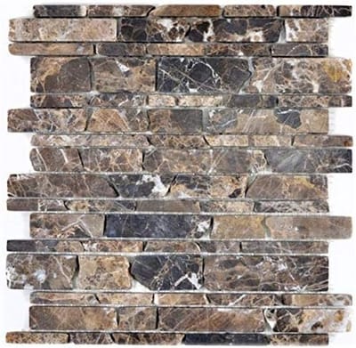 Mozaïektegels Marmer - Natuursteen Tegels - Wand en Bodem - Mat Afwerking - 7mm Dikte - Beige