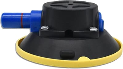 Handpomp Zuignap - Deukentrekker Gripper - Zware Lasten Verplaatsen - 45 kg Draagvermogen - 13 cm - Zwart