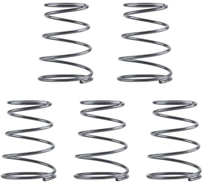 Allecto - Trimmer Head Spring - Vervangingsveren - Goede flexibiliteit - Zilver - Geschikt voor diverse bosmaaiers - 5 stuks
