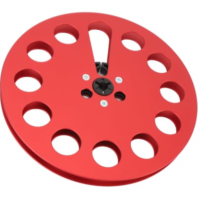 1 4 7 Inch Lege Tape Spoel 11 Gaten Universeel Open Reel Geluidsband Lege Spoel Aluminiumlegering Opwindspoel Reel to Reel rood