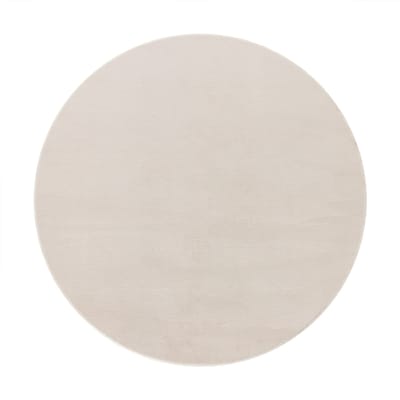 Zacht kleed Solina crème 100 cm rond