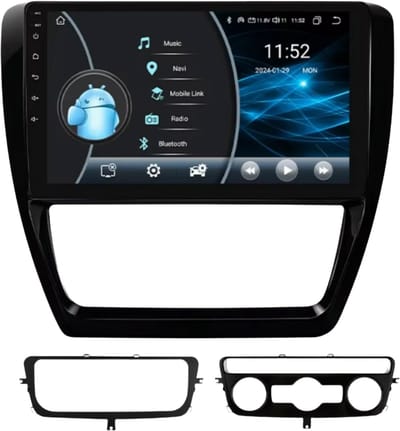 Autoradio met bluetooth - Carplay - Voor Volkswagen VW Jetta 6 (2011-2018) - Geschikt voor Apple en Android - Stereo - Navigatie - Navigatiesysteem auto - 2GB 32GB