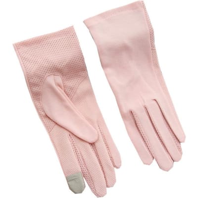 Zomerzonbestendig Katoen Zweetabsorberend Ademend Touchscreen Anti-UV Handschoenen Antislip Handschoenen. One Size gray