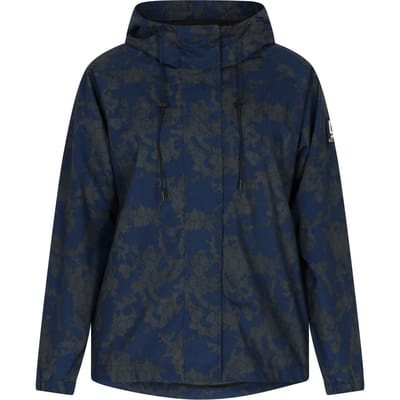 Schmuddelwedda Oversized anorak Dames Donkergrijze marinecamouflage