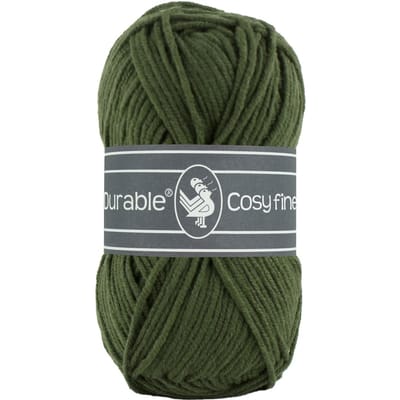 Durable Cosy Fine - 2149 dark olive - Katoen/Acryl Garen
