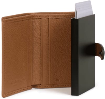 Hexagona Kaarthouder | Cognac | Maat: One Size