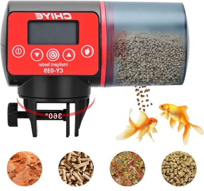 Automatische Visvoeder voor Aquarium met Timer, Ideaal voor Vakantie en Weekenden, Eenvoudig te Gebruiken Dispenser voor Visvoer