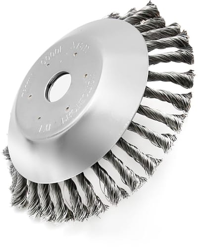 SnelShoppen - Weed Brush, Weed Trimmer, Brush Cutter 200 x 25.4 mm, Cone voor Effectieve Mosverwijdering op Patches of Sandstenen in de Tuin