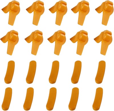 Bandenwisselaar Beschermers - Monteerhulp - Bandenwissel Werkzaamheden - 20 Stuks Set - Geel