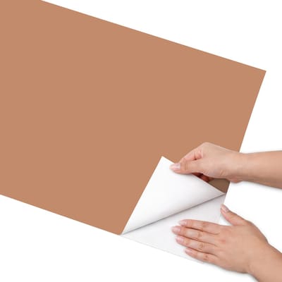 Coloray Meubel Wrap Folie - Oranje Meubelfolie - 50x100 cm - Meubelfolie Zelfklevend Doffe oranje - Wrapfolie Keuken - Minimalist Meubelfolie - Decoratiefolie - Tafeldecoratie - Achtergronden en patronen