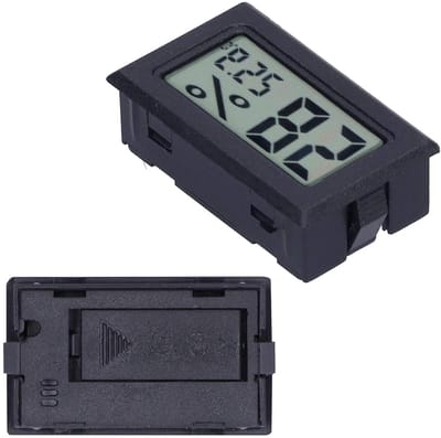 Digitale Temperatuurmeter - Binnenthermometer Buitenthermometer - Thuisbewaking Temperatuur - Nauwkeurige Kleurzones - -50 tot 110℃ - Zwart