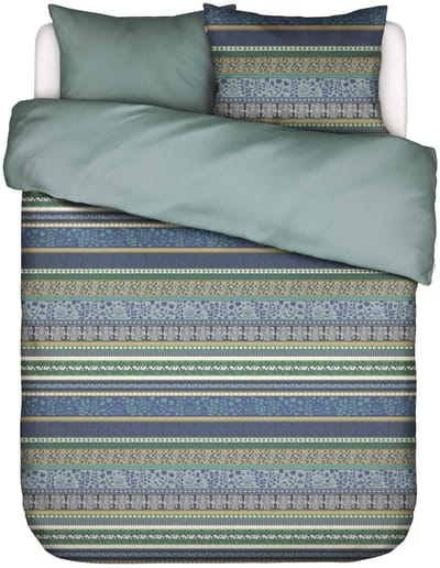 Essenza Lita Dekbedovertrek Surf green - Tweepersoons – 200x200/220 cm