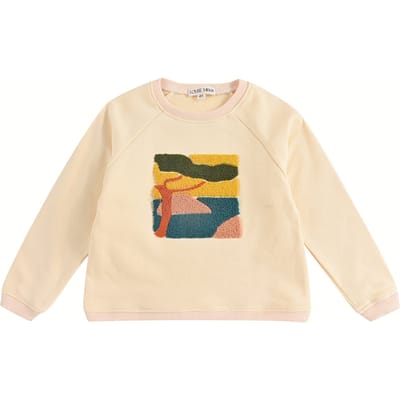 Louise Misha Sweatshirt Samuel Cream Size: 7Y | Sweaters and Cardigans Outlet | Unisex | Beige