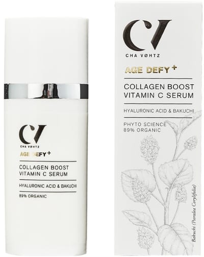Green People Age Defy+ Collageen Vitamin C Serum - Hyaluronzuur - Verbetert de huidtextuur