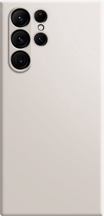 Coverup Hoesje - Geschikt voor Samsung Galaxy S25 Ultra Hoesje - Coverup Colour TPU Back Cover - Ecru