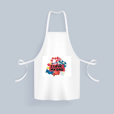 Akyol - papa cadeau - Keukenschort - Papa - vader cadeau - met opdruk - vader cadeau - vader cadeautjes - vaderdag cadeau - vader cadeautjes verjaardag - liefste papa - papa - leuk kado om te geven - 82 bij 71 cm