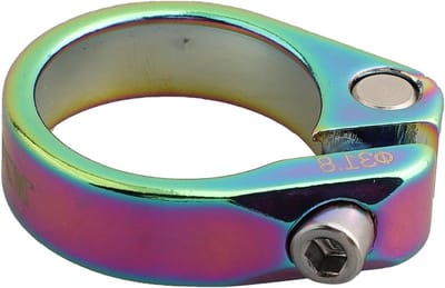 Zadelpenklem Fiets - Zadelklem MTB - Fiets Zadel Verstellen - Lichtgewicht Aluminium - 31.8 mm - Kleurrijk