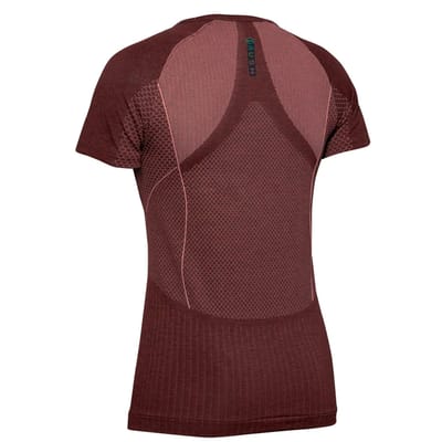 Under Armour Dames Seamless Training Top T-shirt Rood 1351602 628