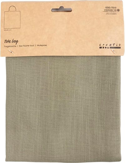 Creativ Company Katoenen Draagtas 38x42 cm Dusty Green