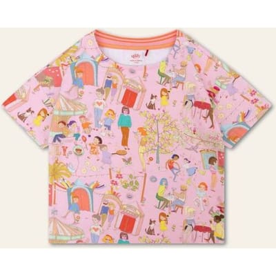 Oilily Tischa T-Shirt- maat92/2T Prism Roze