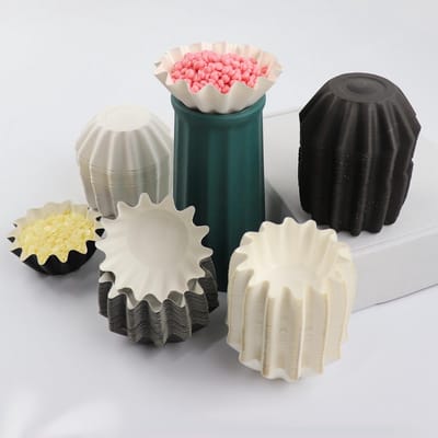 Dailygoods - TooGet 200 Stuks Wax Melt Liners Herbruikbare Wax Melt Warmer Liners Kaars Smelt Papier Cup Liner voor Waxen Melters Brand, Geurkaarsen, Kaarsenwarmers, Elektrische Waxing Warmers