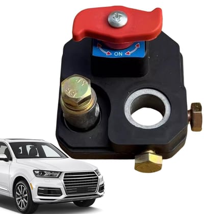 Batterijscheidingsschakelaar - Accuschakelaar 12V 24V - Energiebeheer Voertuig - Beschermt Tegen Batterijlekkage - 12/24 V - Zwart