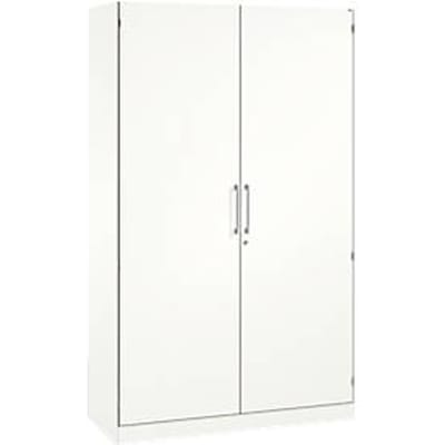 Vleugeldeurkast ASISTO C 3000, 5 ordnerhoogten, B 1200 mm, wit/wit