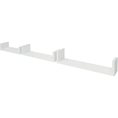 Duraline U-wandplank Wit Pvc 42x10x10cm - 3 Stuks