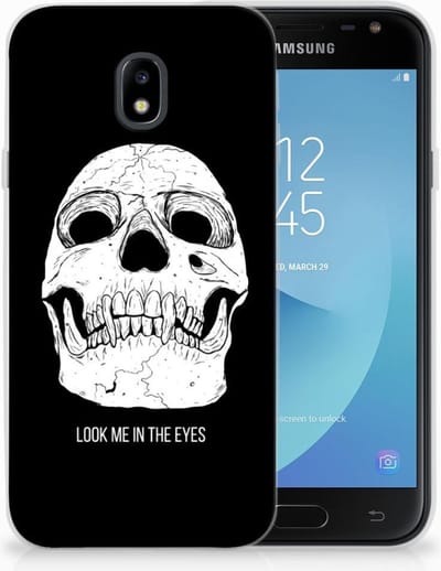 Silicone Back Case Samsung Galaxy J3 2017 Skull Eyes