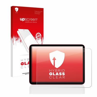 upscreen - Screenprotector voor Apple iPad 10.9" WiFi 2022 (10. Gen.) - Folie Beschermfolie Beschermglas transparant