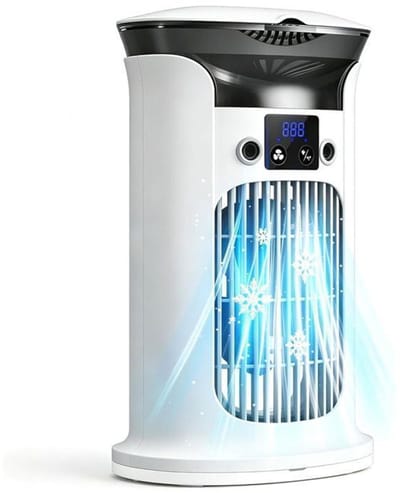 880 ml airconditioningventilator, mini-airconditioner, kleine draagbare kamerairconditioner, zonder afvoerslang