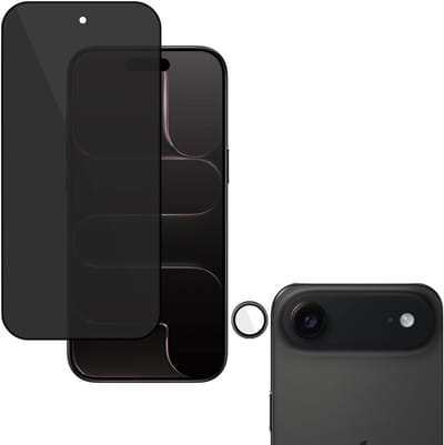 TechNow Privé Screenprotector + Camera Screen geschikt voor iPhone 17 Air Screenprotector - Privacy Beschermglas - Rounded - Privacy Proteqt+