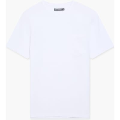 French Connection Ottoman Pocket White Maat: XS | Basic T-Shirts Outlet | Heren | Wit