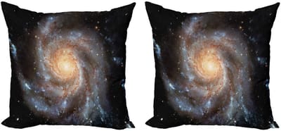 ABAKUHAUS Galaxie Kussenhoes Set – 40x40 cm – Dubbelzijdig bedrukt – 2 stuks