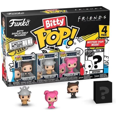 Vinyl verzamelaarsbeeldje Funko Friends Bitty POP! Monica as Catwoman (x4)