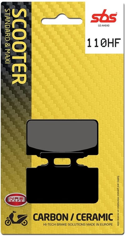 Plaquette de frein SBS pour Scooter Honda 50 Nh Lead 1986 à 1993 110HF Neuf