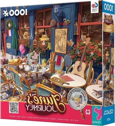 Legpuzzel 1000 stukjes - Verborgen objecten spel - Familie entertainment - Meer dan 70 verborgen objecten - Rechthoekig