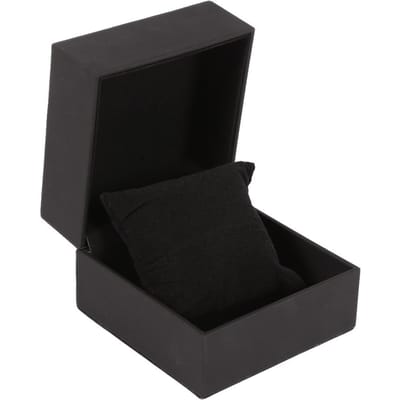 1 st Nieuwe Zwarte PU Leer Horloge Cadeau Presentatie Etui Armband Armband Sieraden Opbergdoos black